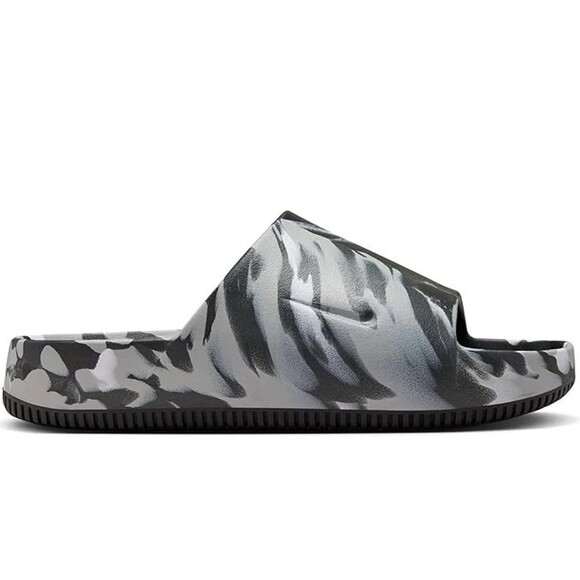 Nike Calm Slides SE Black Marbled Men\'s Size 9 - (FV5637-001)